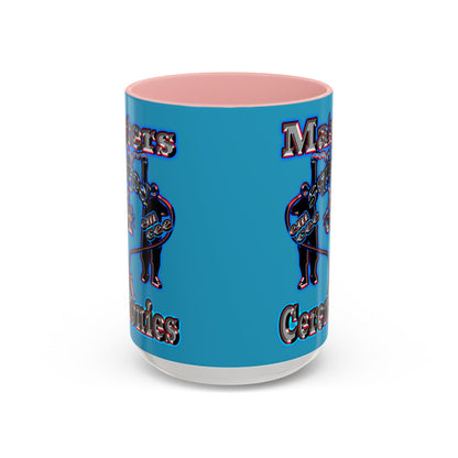 em cee squared - Accent Mug (turquoise)
