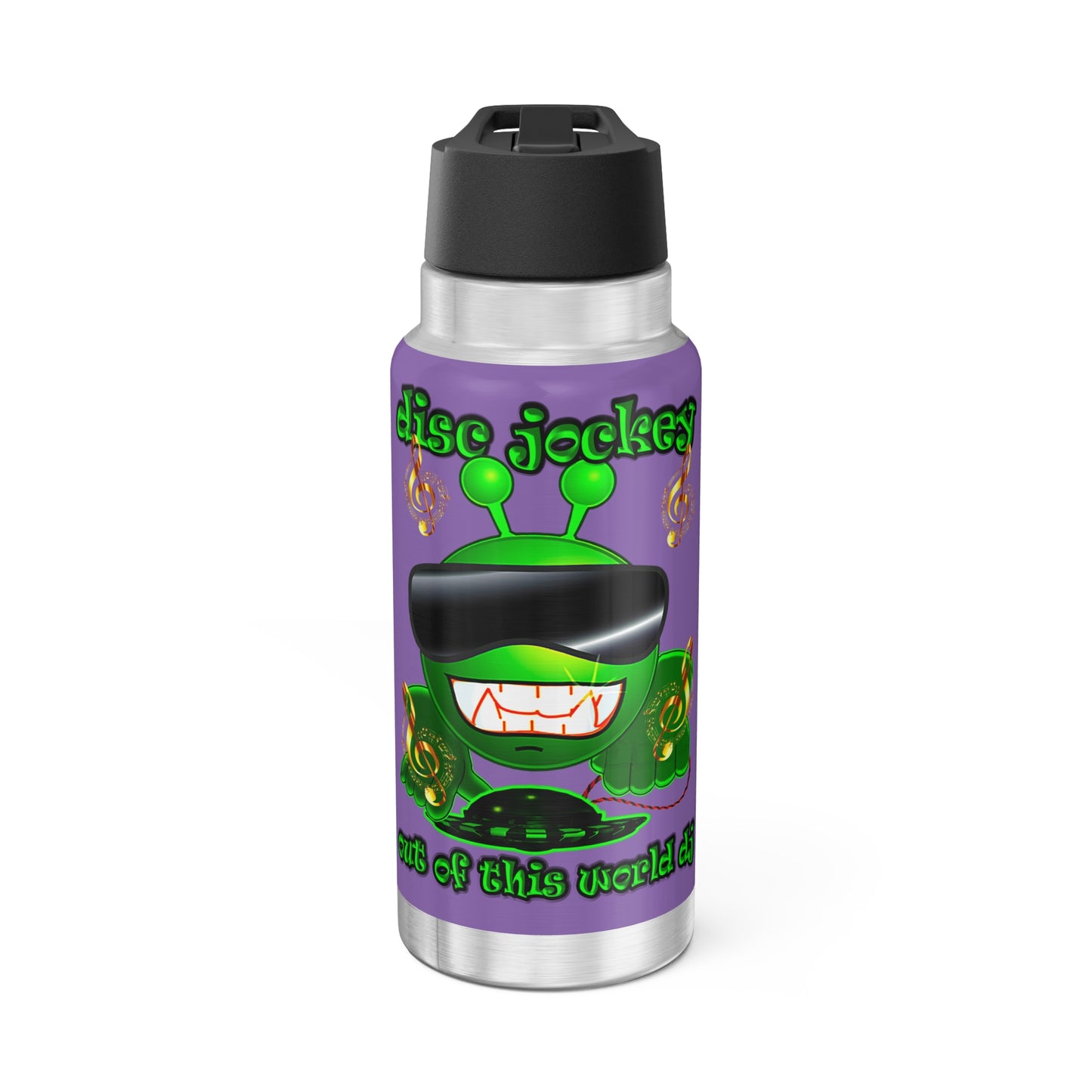 disc jockey - Gator Tumbler, 32oz (light purple)