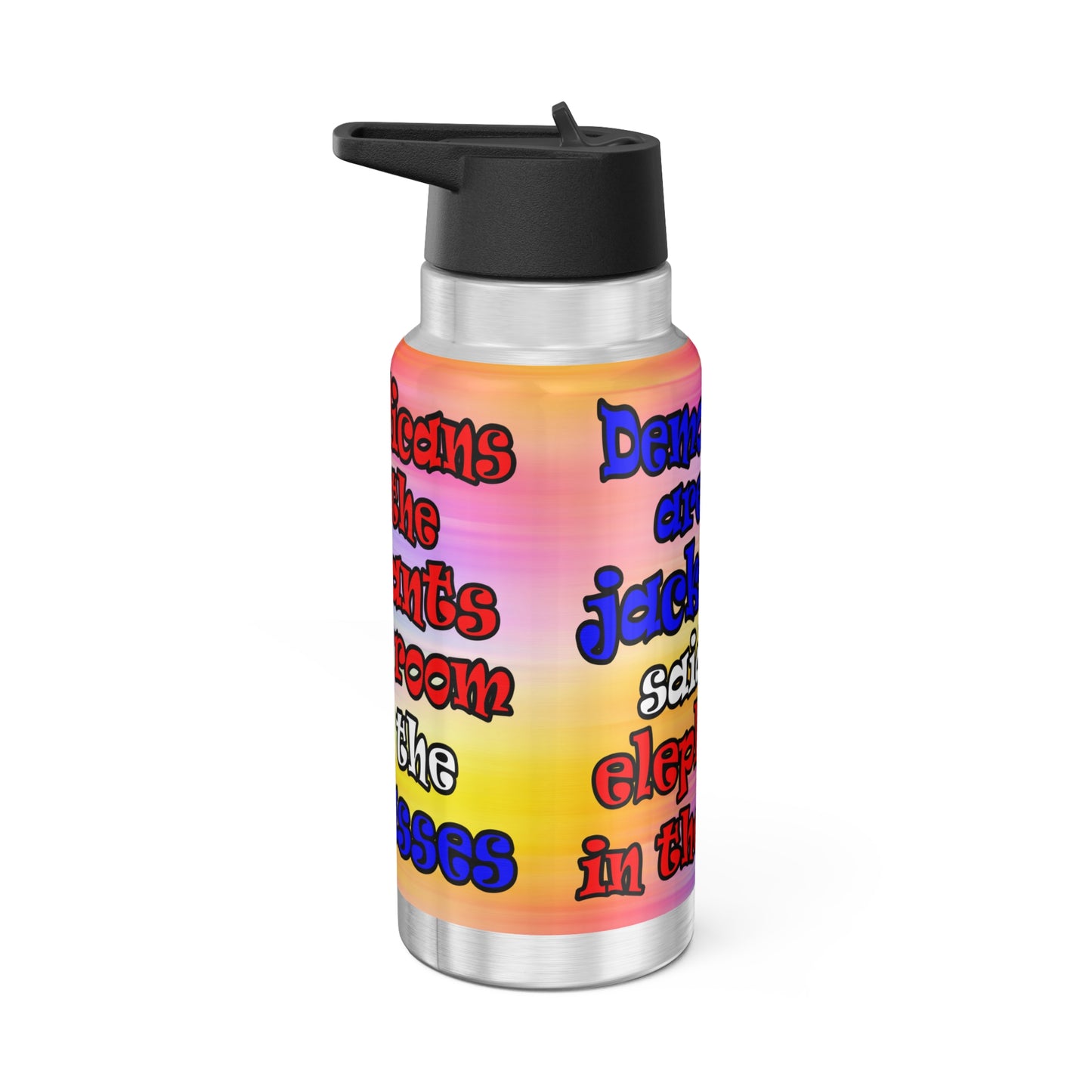 donkeys and elephants - Gator Tumbler, 32oz  (color blur)