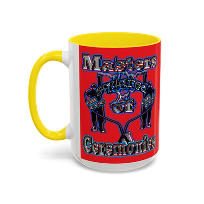 em cee squared - Accent Mug (red)