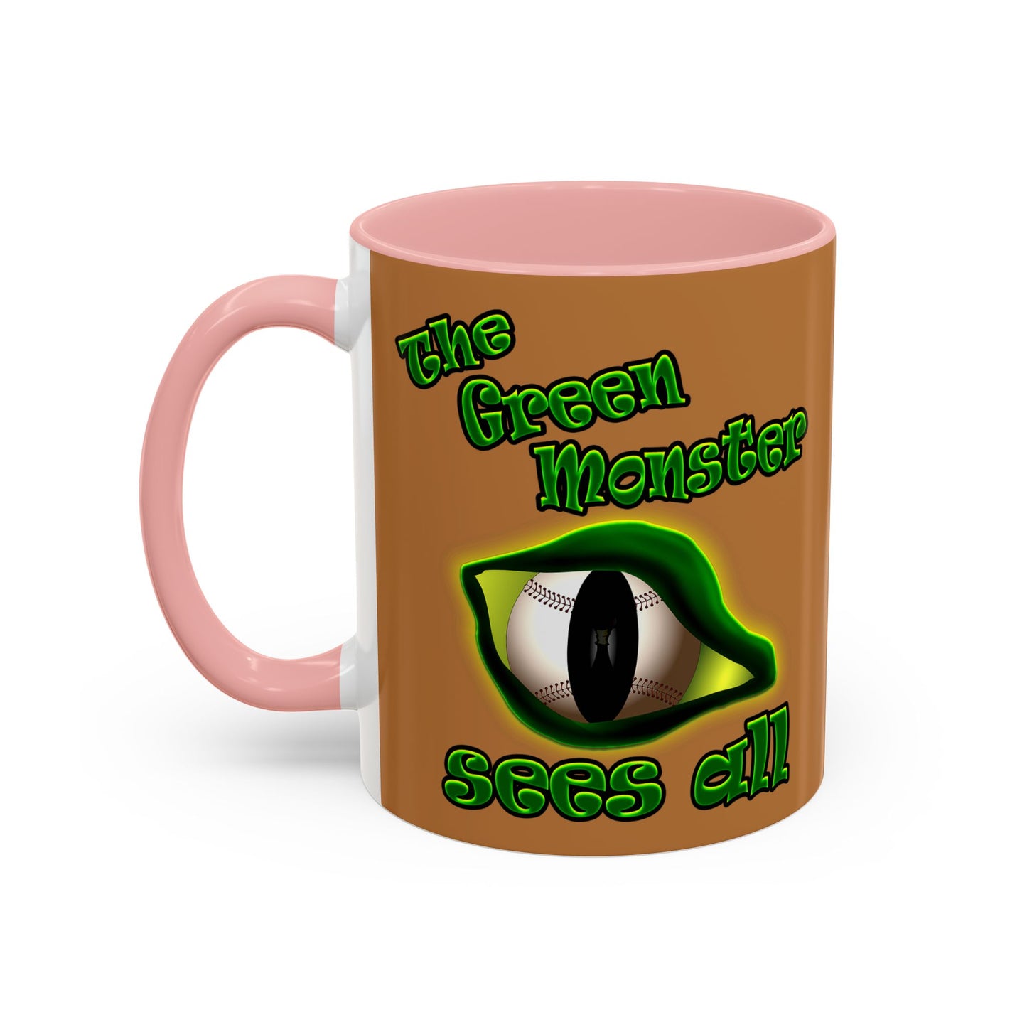 green monster - Accent Mug (light brown)