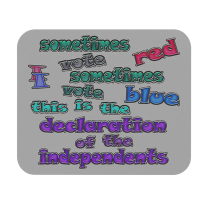 declaration of the independents - Mouse Pad (Rectangle) (light grey)