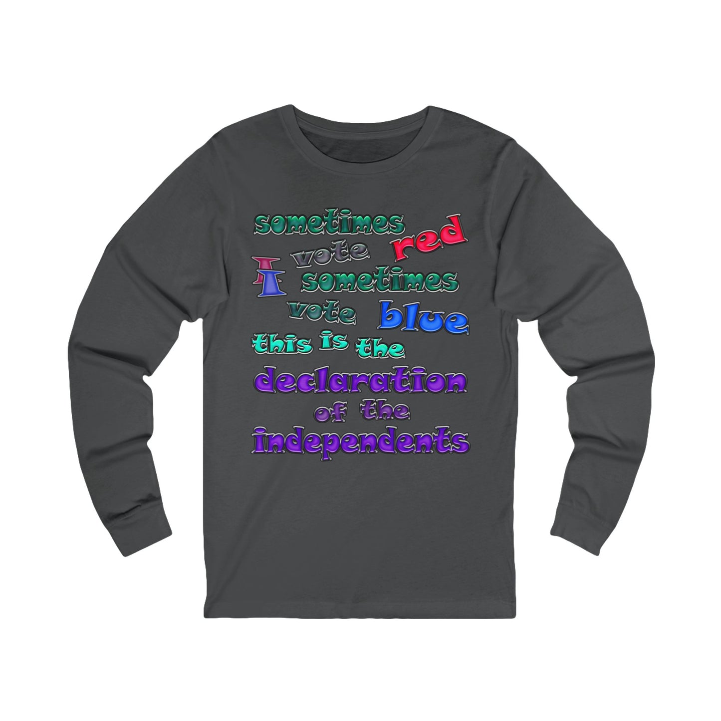 declaration of the independents - Unisex Jersey Long Sleeve Tee
