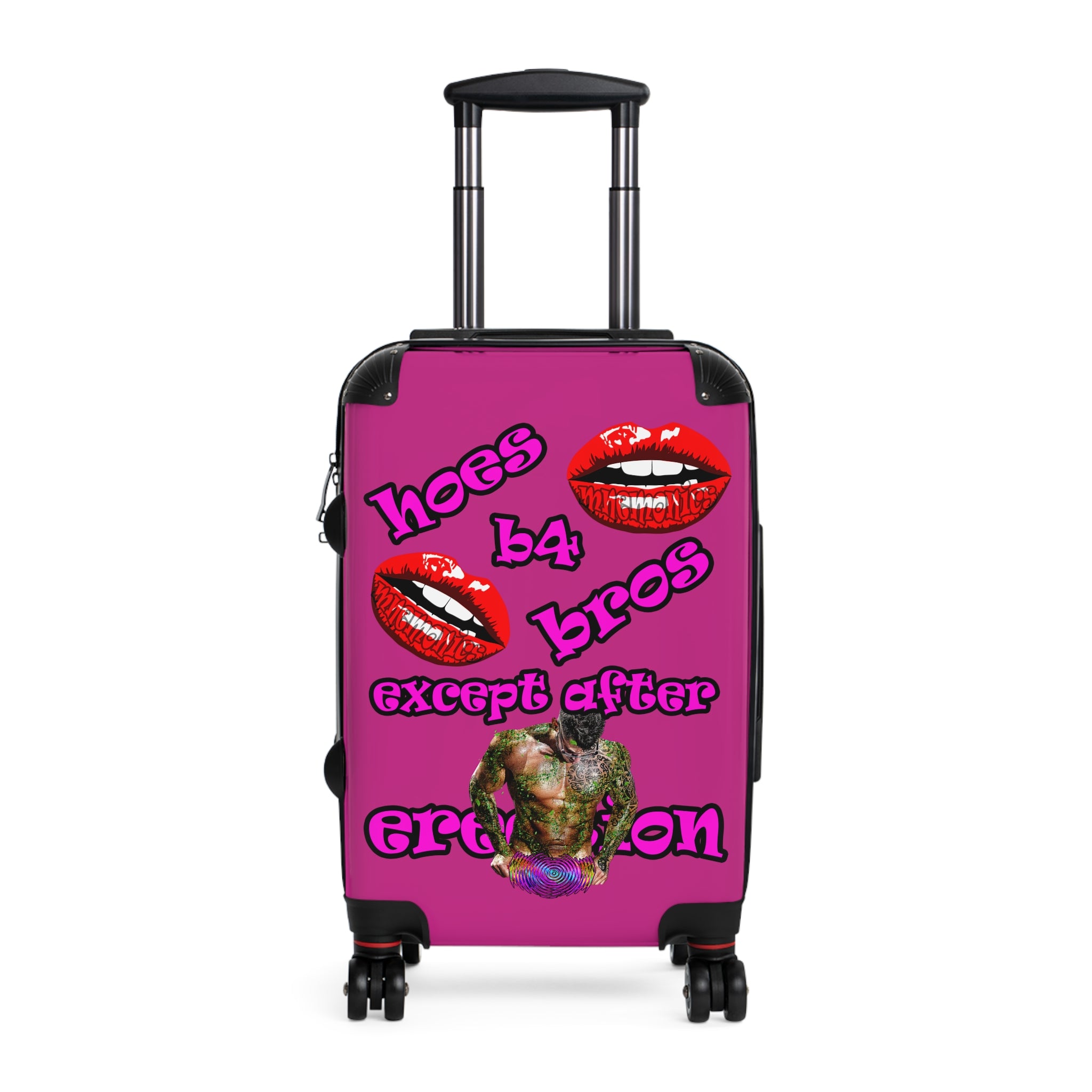 hoes b4 bros - Suitcase (pink)