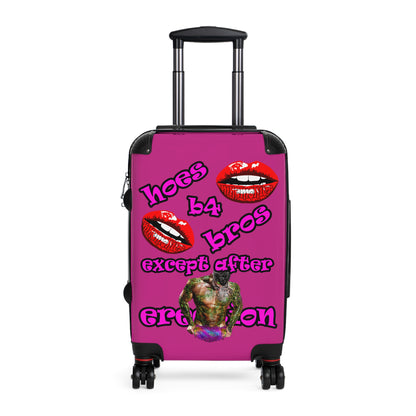 hoes b4 bros - Suitcase (pink)