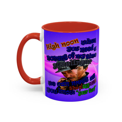 high noon - Accent Mug (purple-pink wave)