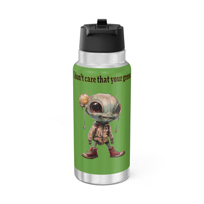 I don't care that your grey - Gator Tumbler, 32oz (green)