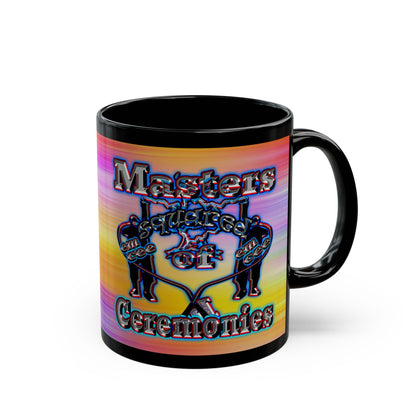 em cee squared - Black Mug (color blur)