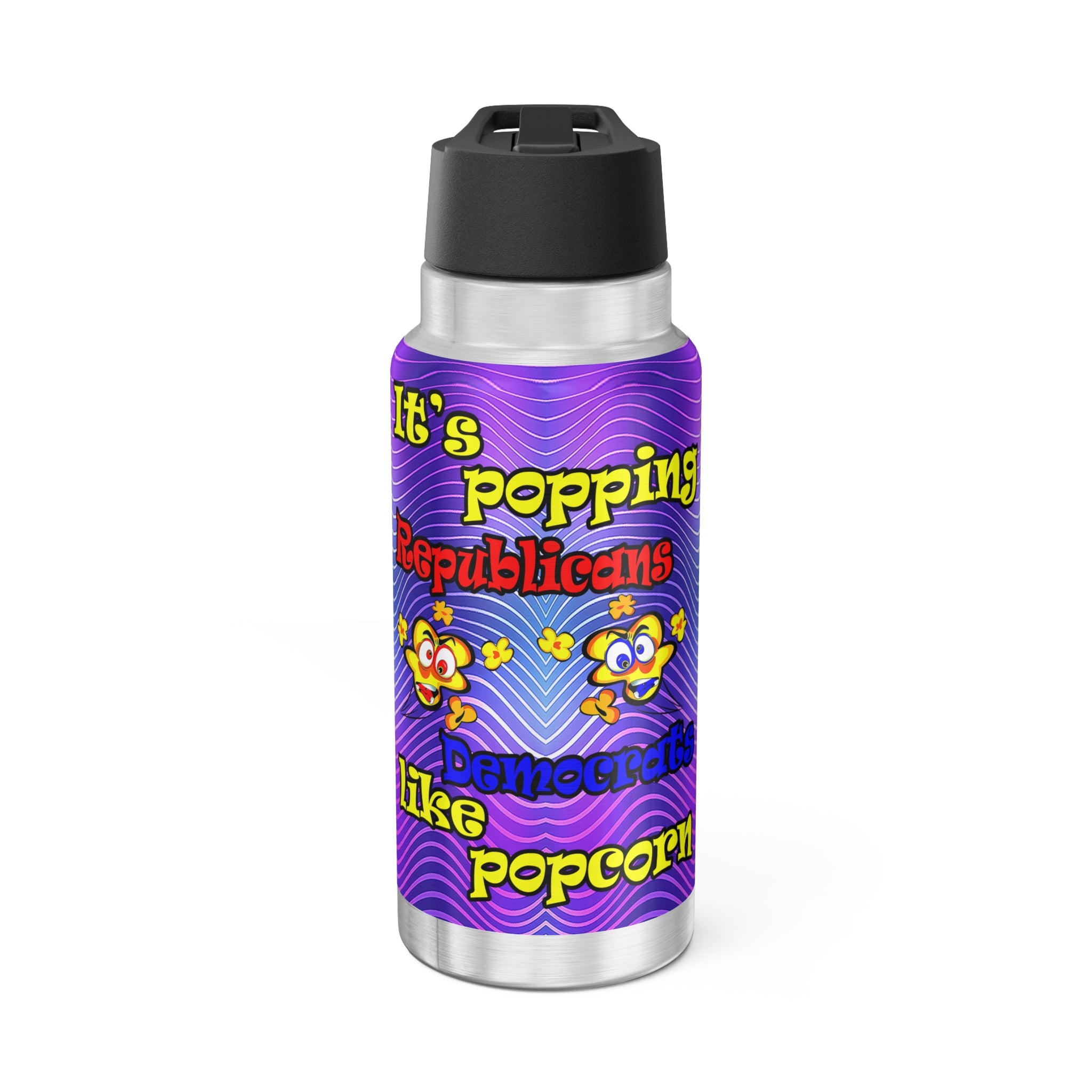 popping like popcorn - Gator Tumbler, 32oz  (purple wave)