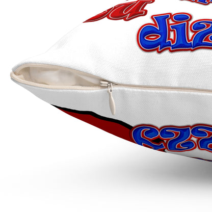 santa's shoes - Spun Polyester Square Pillow - (white)