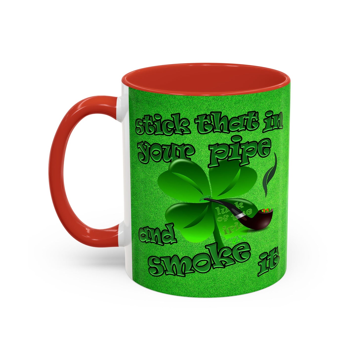 celtics logo - Accent Mug (green turf)