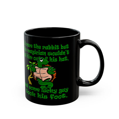 turtle race - Black Mug (black)