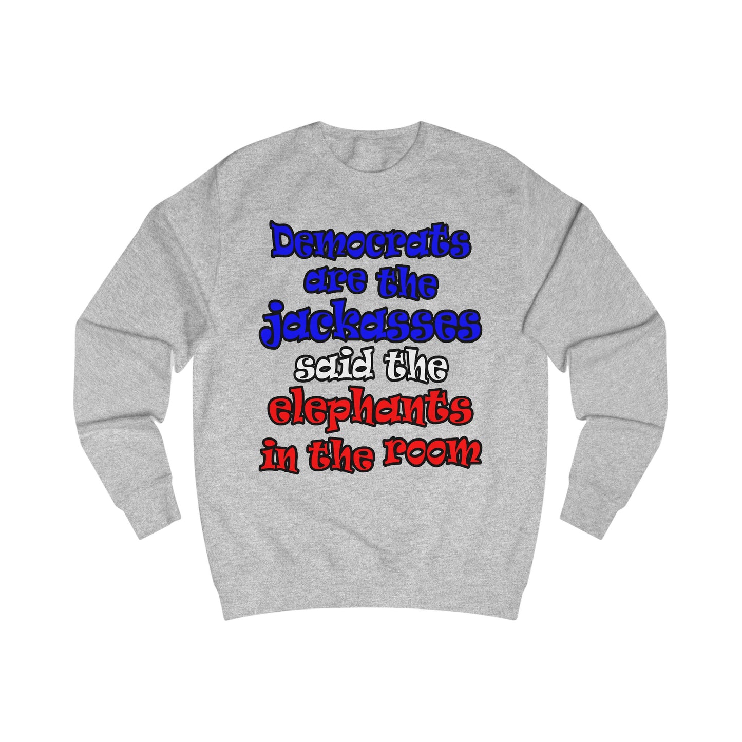 donkeys and elephants - Men's Sweatshirt