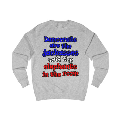 donkeys and elephants - Men's Sweatshirt