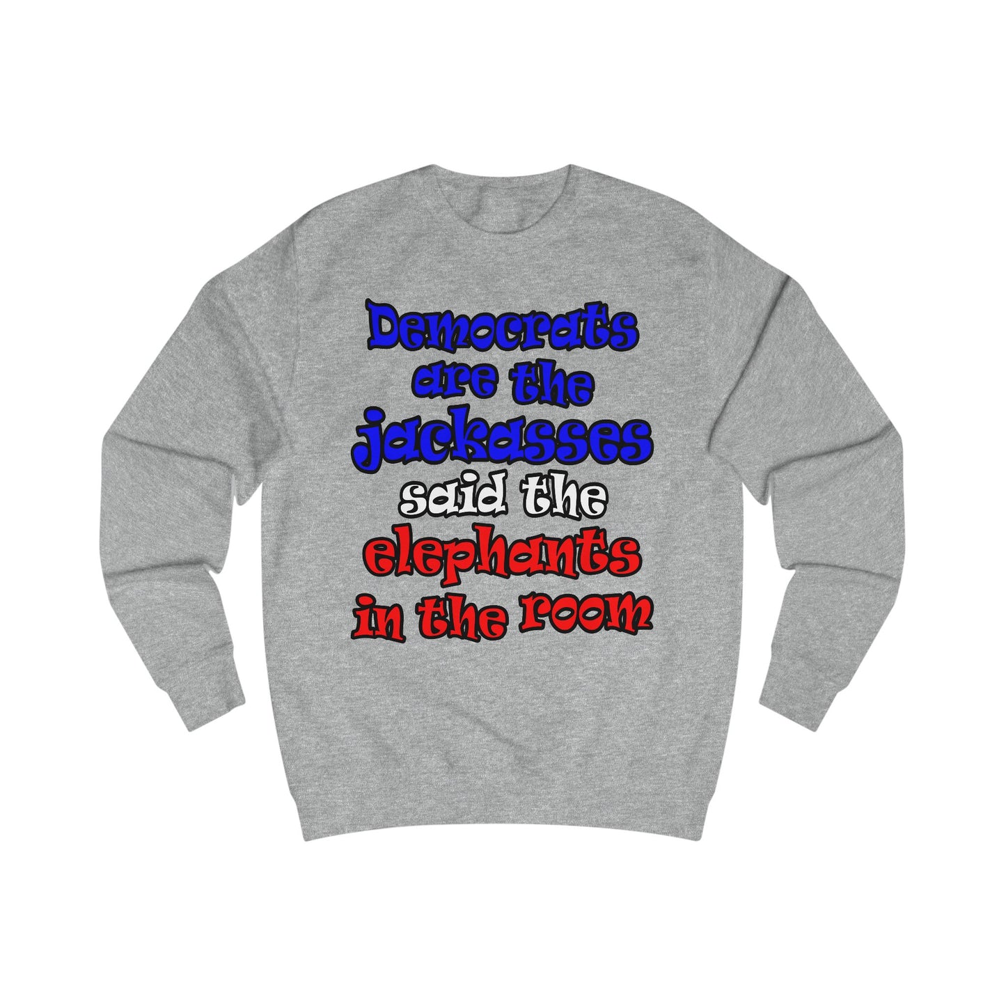 donkeys and elephants - Men's Sweatshirt