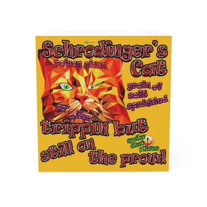 schrodinger's cat - note cube (yellow)