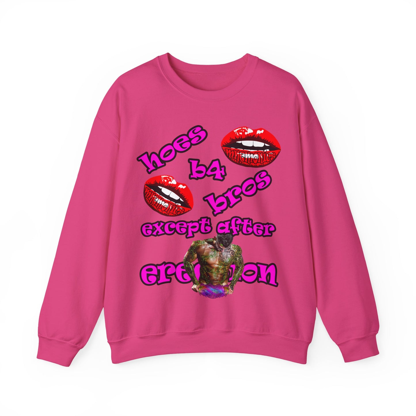 hoes b4 bros - Unisex Heavy Blend™ Crewneck Sweatshirt