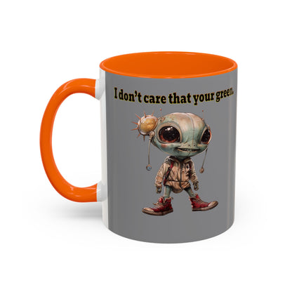 I don't care that your grey - Accent Mug (grey)