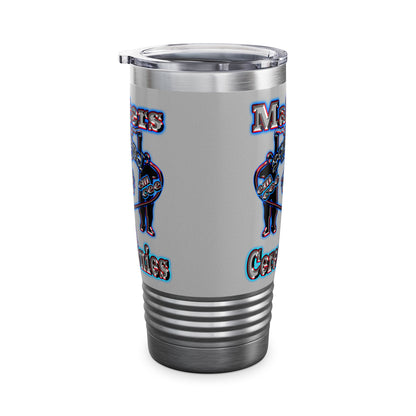 em cee squared - Ringneck Tumbler, 20oz (light grey)