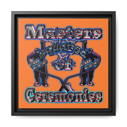 em cee squared - framed canvas art (crusta)
