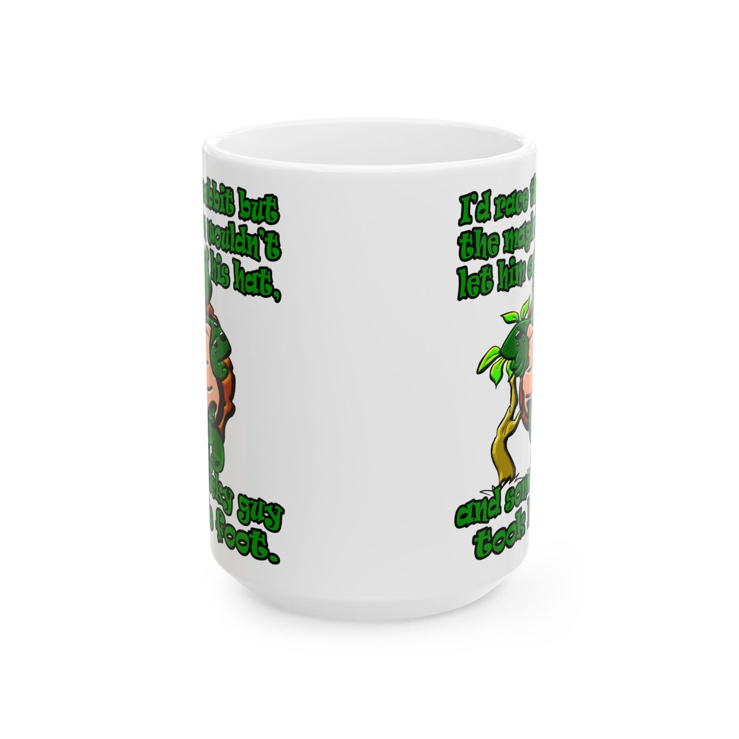 turtle race - White Mug (white)