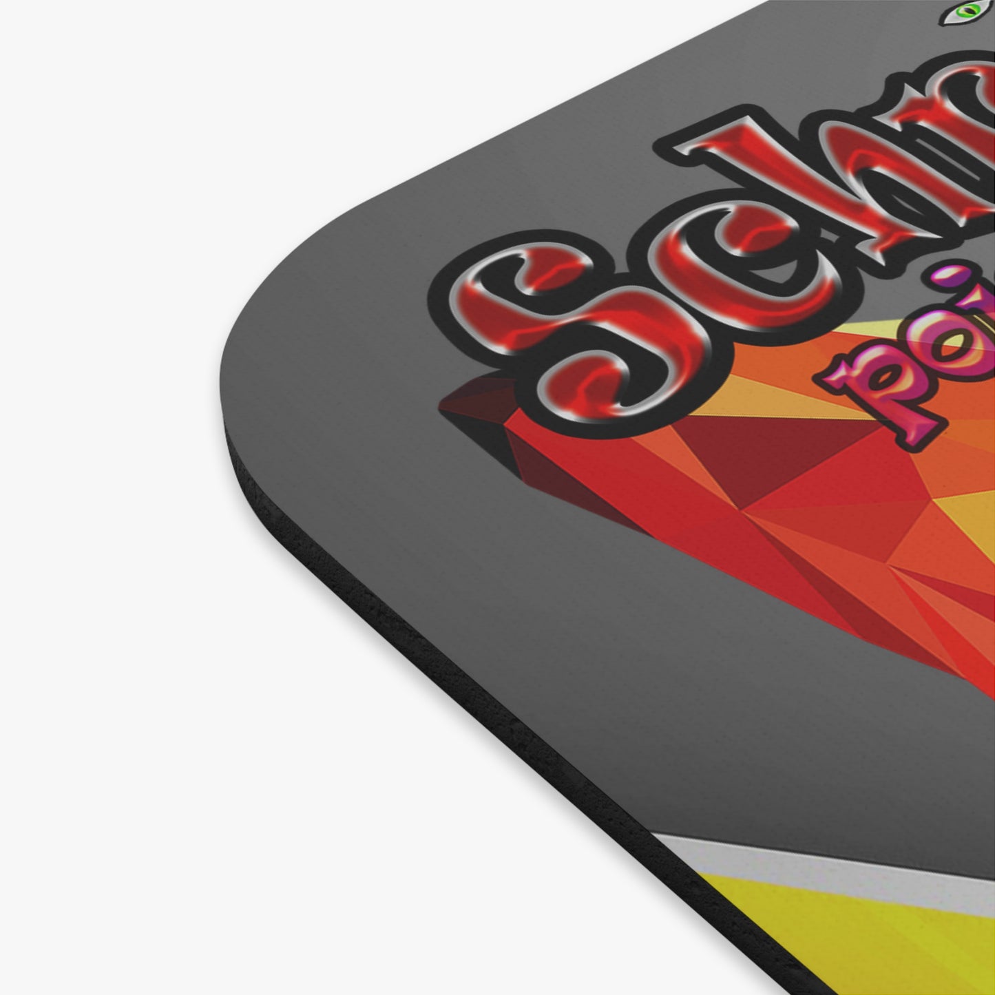 schrodinger's cat - Mouse Pad (Rectangle) (rainbow split)