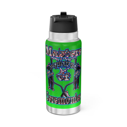 em cee squared - Gator Tumbler, 32oz (logo green)