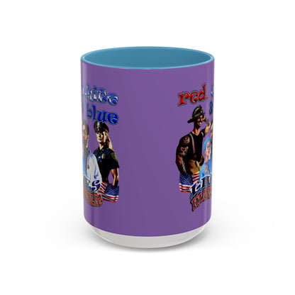 rw&b lives matter - Accent Mug (light purple)