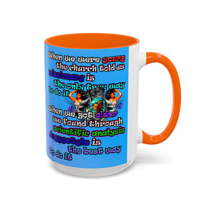doggystyle - Accent Mug (light blue-purple wave)