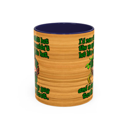 turtle race - Accent Mug (butterscotch wood finish)