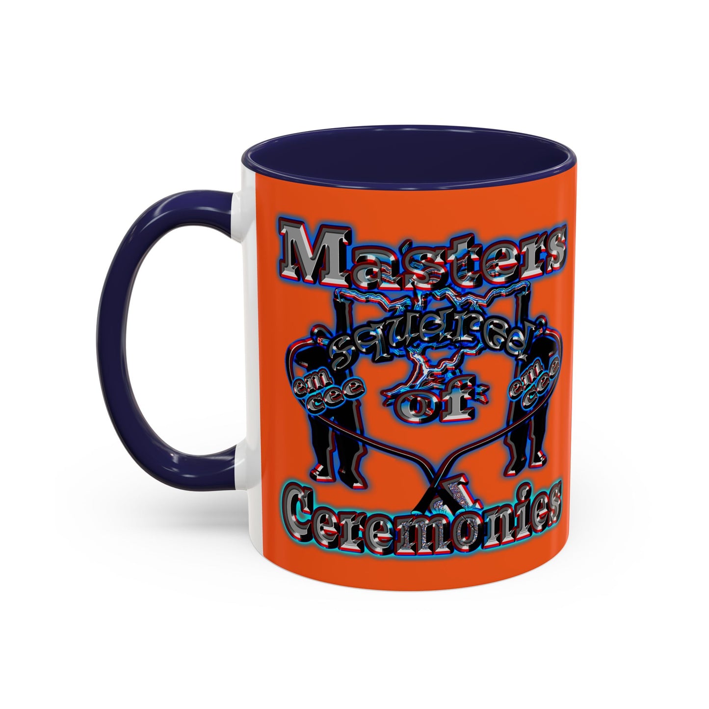 em cee squared - Accent Mug (orange)