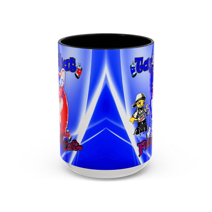 tag that - Accent Mug (blue-white wave)