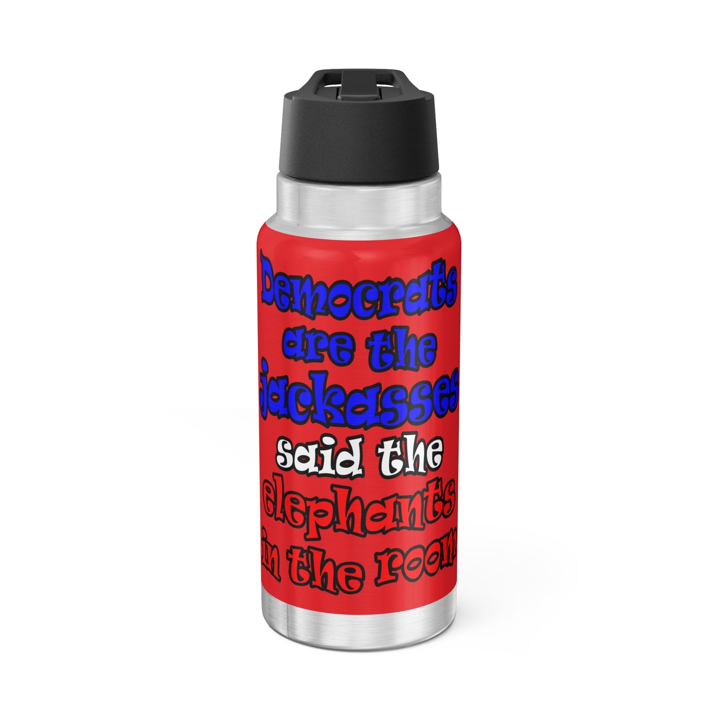 donkeys and elephants - Gator Tumbler, 32oz (red)