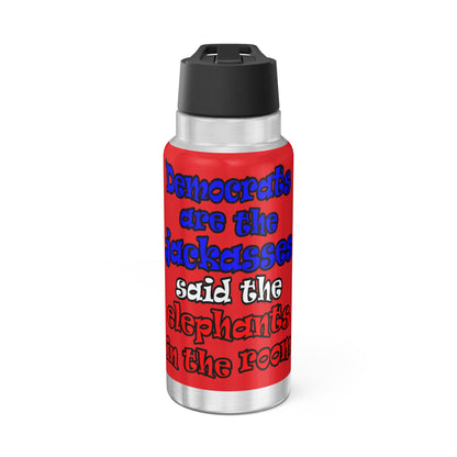 donkeys and elephants - Gator Tumbler, 32oz (red)