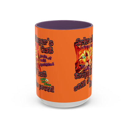 schrodinger's cat - Accent Mug (crusta)