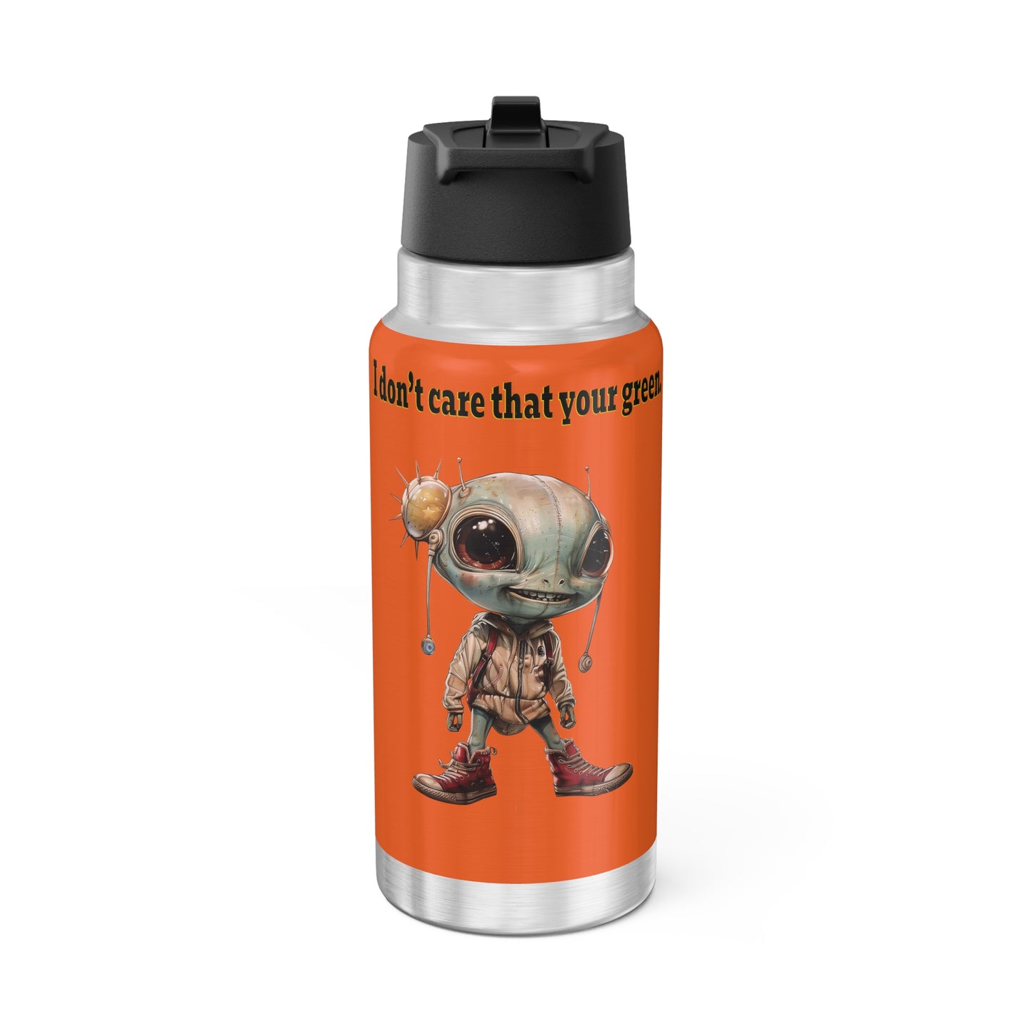 I don't care that your grey - Gator Tumbler, 32oz (orange)