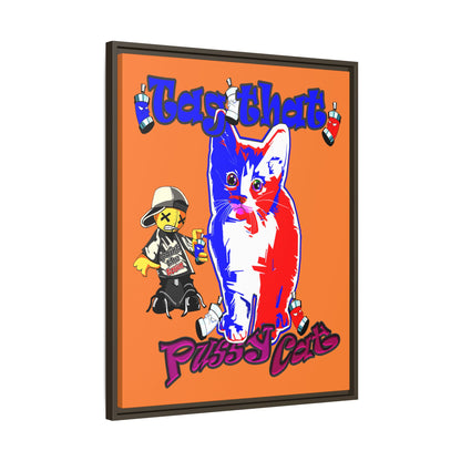 tag that - framed canvas art (crusta)