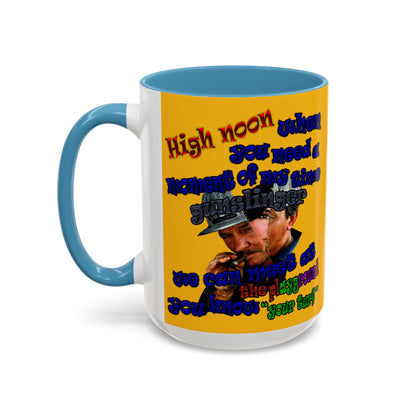 high noon - Accent Mug (yellow)