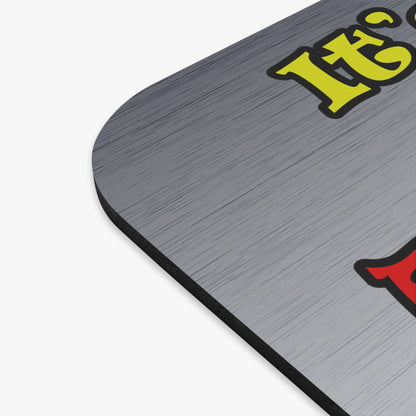 popping like popcorn - Mouse Pad (Rectangle) (brushed nickel)