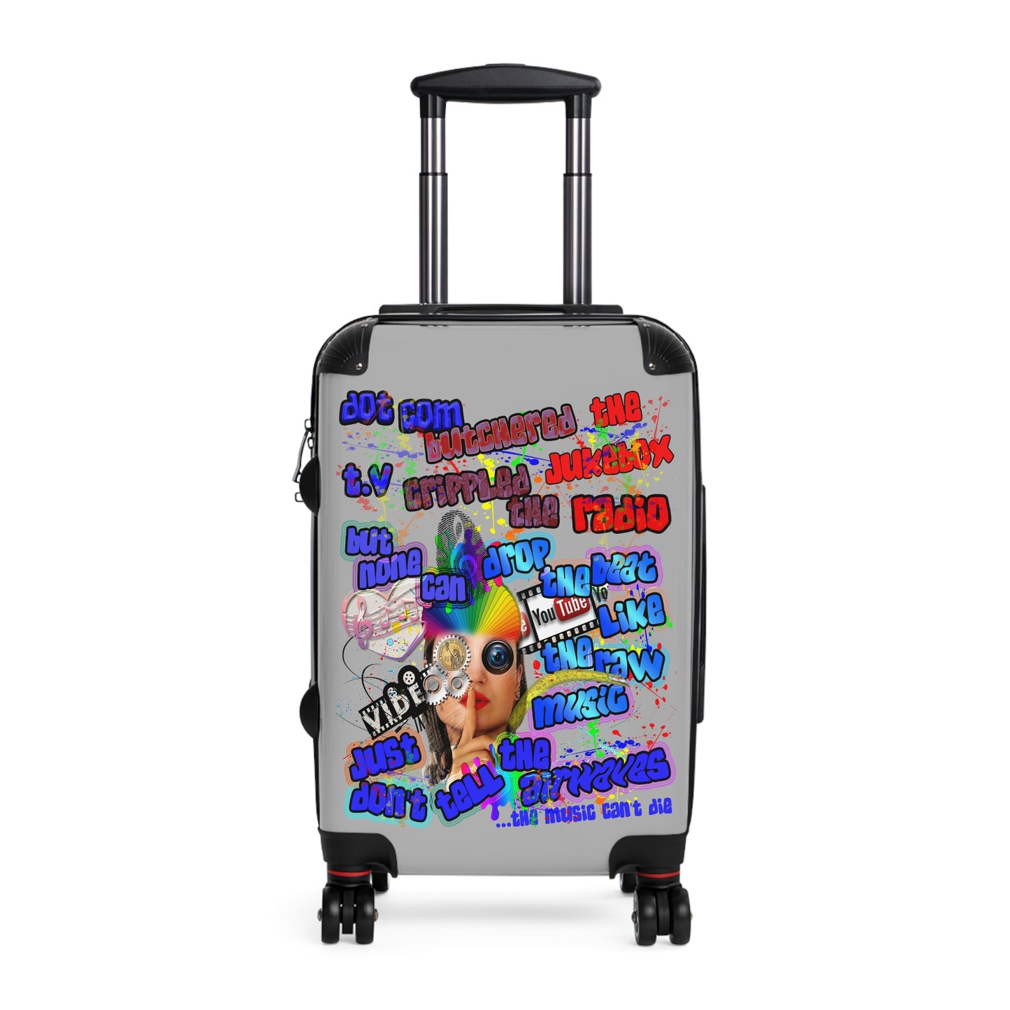 drop the beat - Suitcase (light grey)