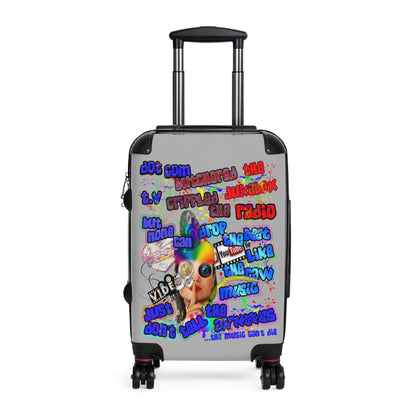 drop the beat - Suitcase (light grey)