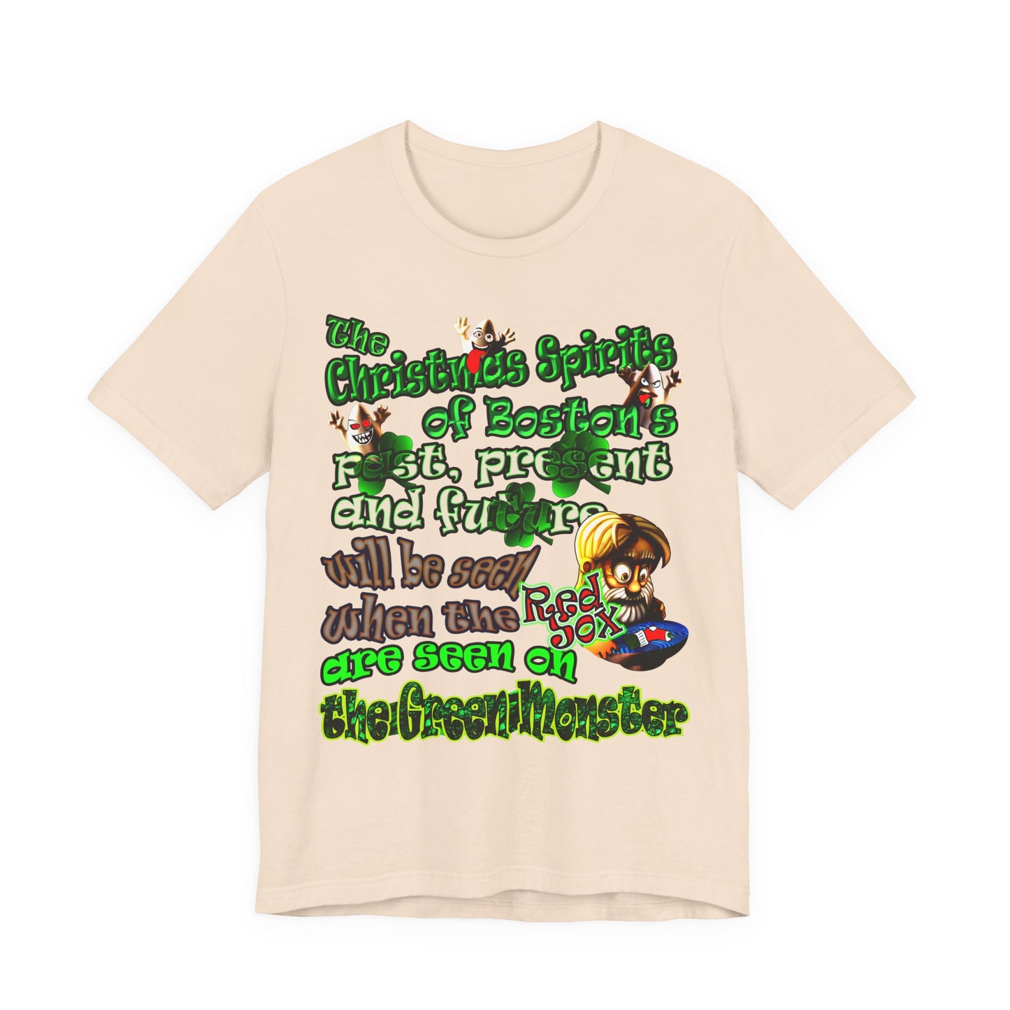 christmas spirits of boston - Unisex Jersey Short Sleeve Tee