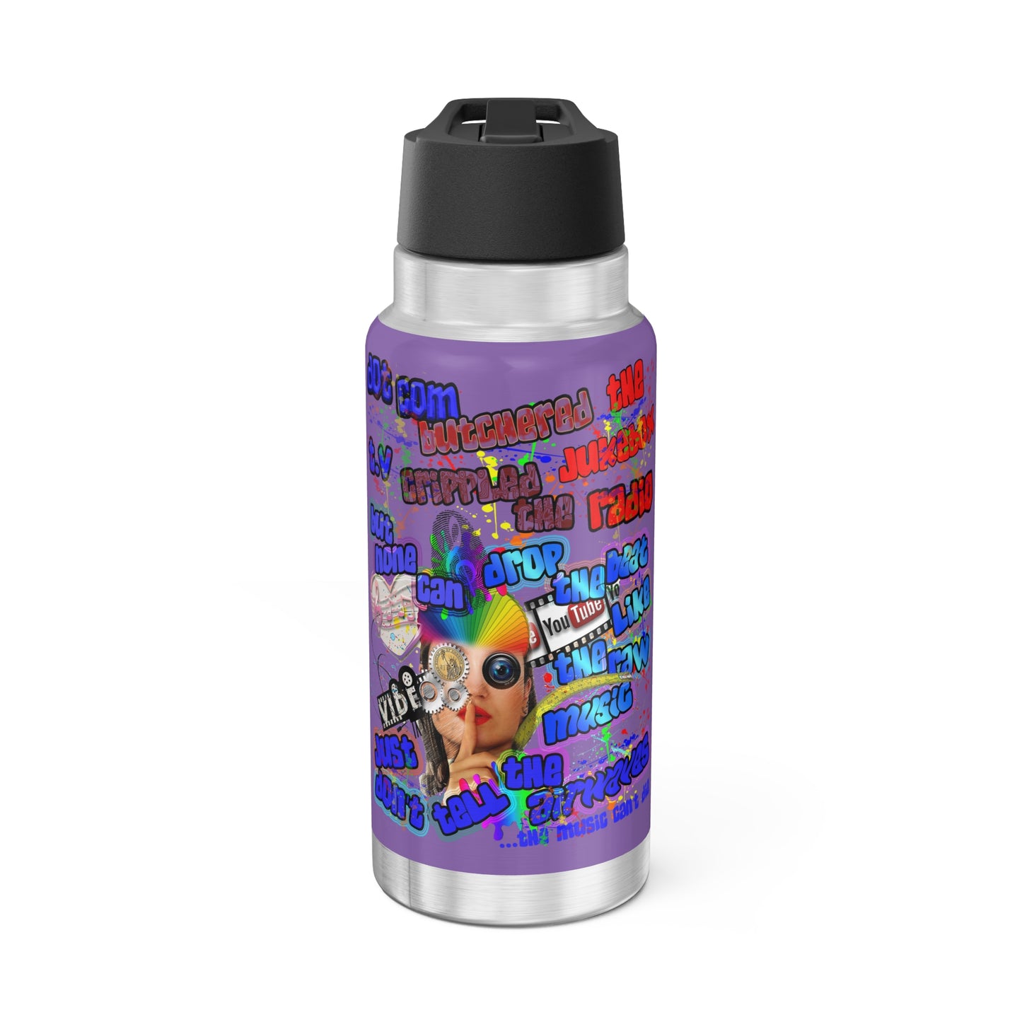 drop the beat - Gator Tumbler, 32oz (light purple)