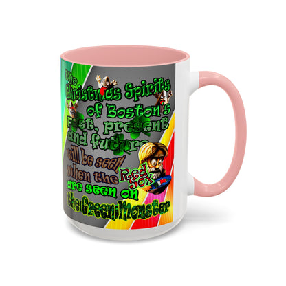 christmas spirits of boston - Accent Mug (rainbow split)