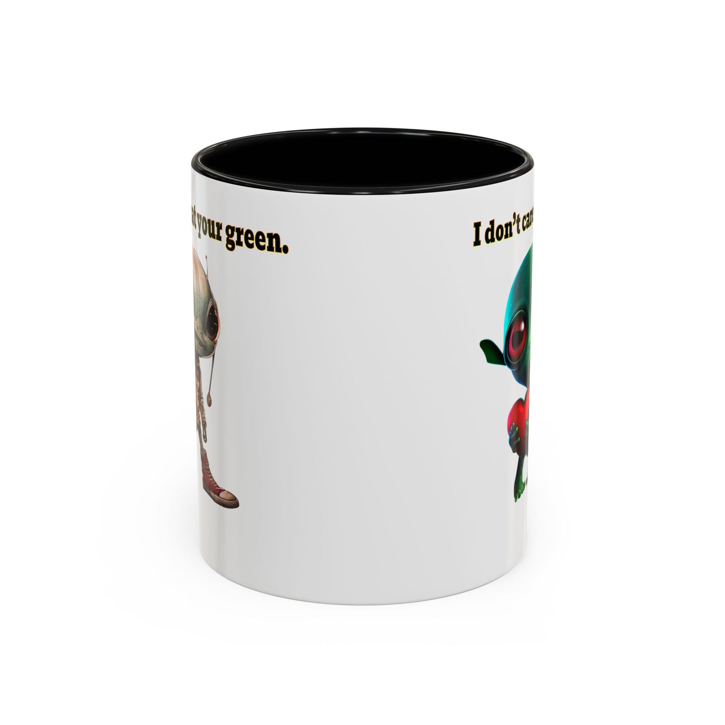 I don't care that your grey - Accent Mug (white)