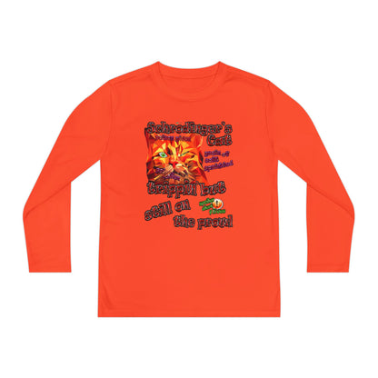 schrodinger's cat - Youth Long Sleeve Competitor Tee