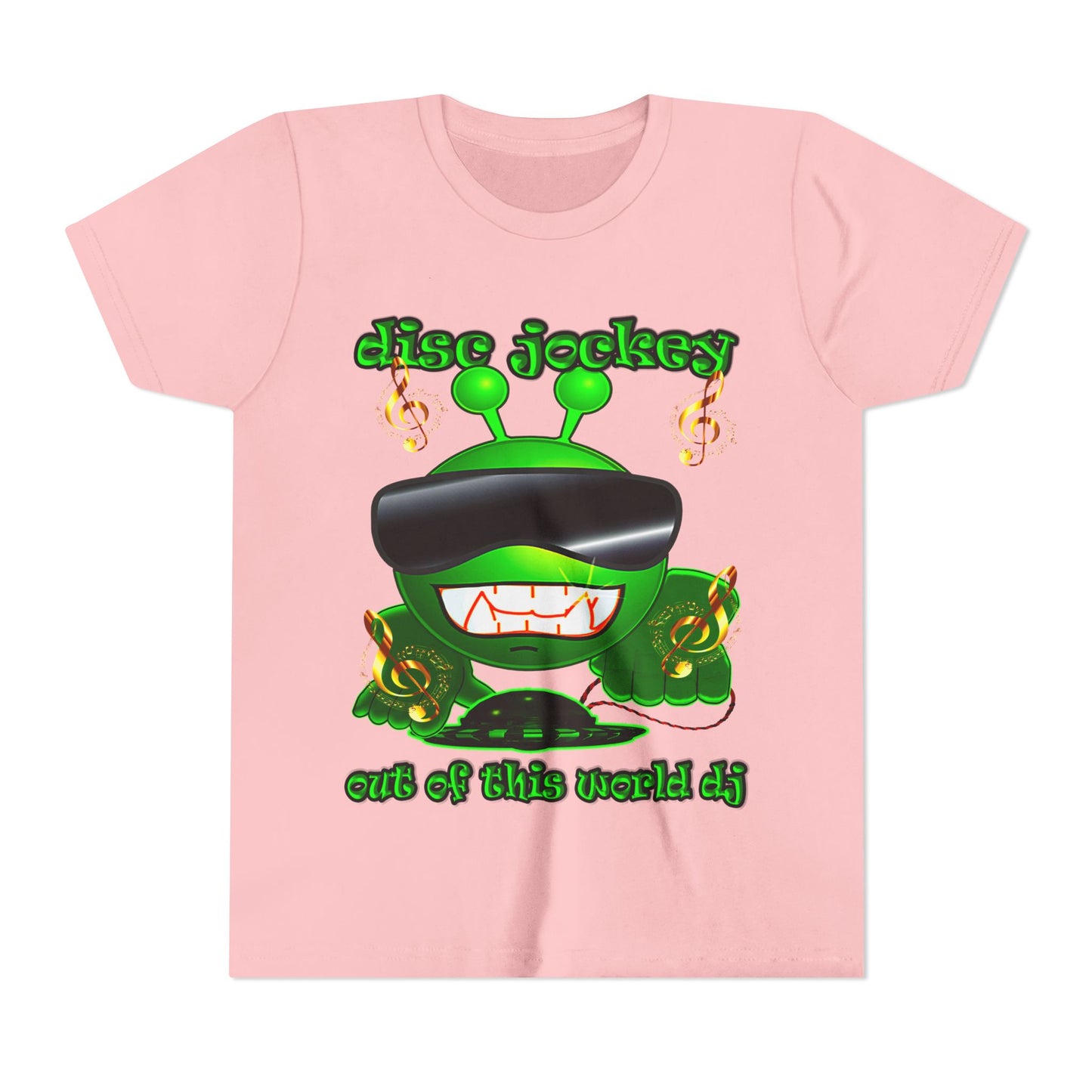 disc jockey - Youth Short Sleeve Tee