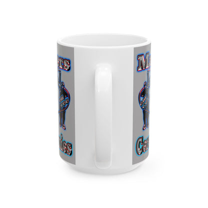 em cee squared - White Mug (light grey)