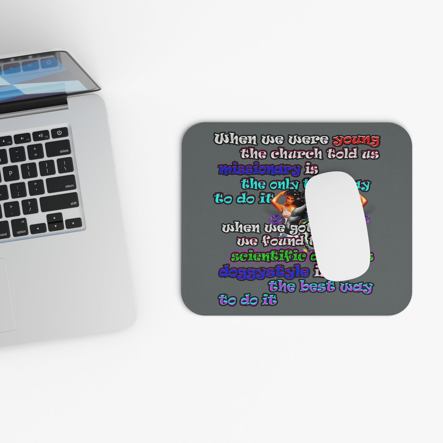 doggystyle - Mouse Pad (Rectangle) (dark grey)