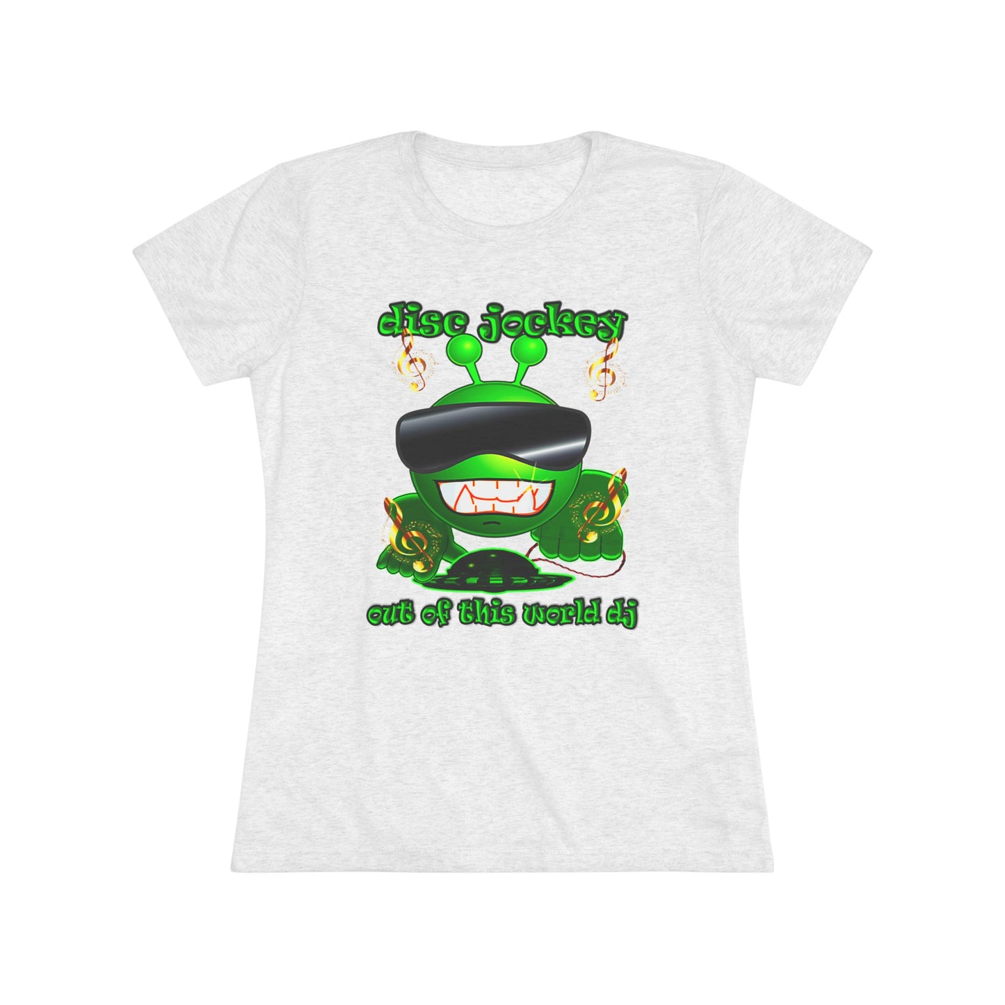disc jockey - Women's Triblend Tee